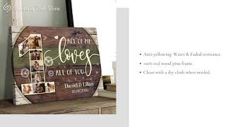 First Anniversary Photo Collage Gifts | Stunning Gift Store