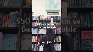 Amazonで50ドル使う vs. Barnes & Noble