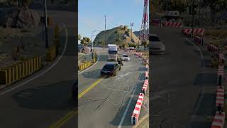 Realistic Highway Car Crashes #220