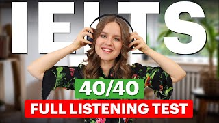IELTS Listening Practice Test with Answers! Question Types +Strategies! Get 40/40 on IELTS LISTENING