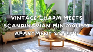 Vintage Charm Meets Scandinavian Minimalism: Apartment Styling