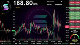 $SOL | Live Stream 24/7 | OFFICIAL Solana COIN | SOL USDT | Trading Signals Chart