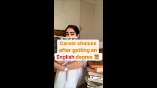 Careers after getting an English degree