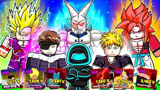 Creating An Overpowered Team In Roblox Anime Rangers X