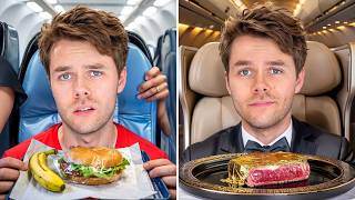 I Tried Cheap vs Expensive Airplane Meals