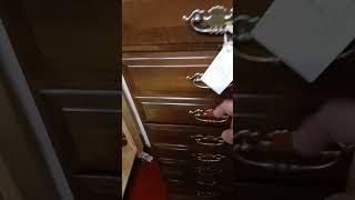 Vintage Solid Cherry Lingerie Style Tall Chest Solid Wood