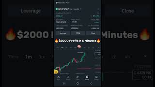 $2000 profit in 5 minutes #money #moneymindset #motivasisukses #btchalving #trading