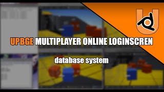 UPBGE - Multiplayer ONLINE loginscreen with database - TEST