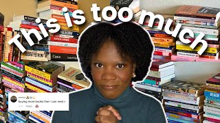 Having 800+ books in your physical TBR is not normal | Booktok massive TBR problem  