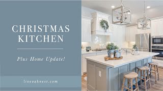 French Cottage Christmas Kitchen Home Update, French Farmhouse Pendant Lighting Homary Review