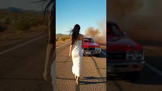 California desert angel #california #desert #car #fashion