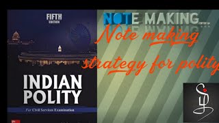 #upscnotestamil #iastamil NOTE TAKING STRATEGY FOR POLITY..