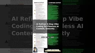 ✨ Build Your Own Python AI Refiner! #Python #GenerativeAI #AIAgent