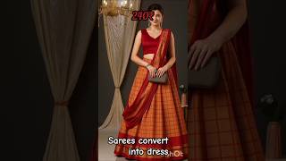 #meesho sarees convert in dress #pleasesubscribe