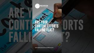 ARE YOUR CONTENT EFFORTS FALLING FLAT? #contentisking  #contentstrategy  #shorts