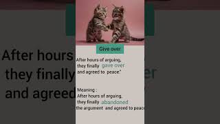 phrasal verbs with "give"