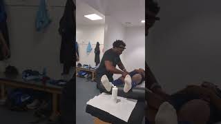 Day In A Life of a sports massage therapist  #sportsmassage #massagegunforathletes #semiprofootball