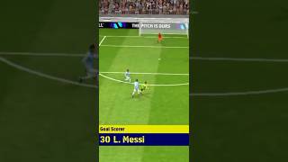 Messi out box goal⚽️💗 #youtubeshorts #youtube #efootball