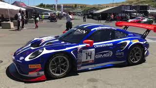 Blancpain GT cars at Sonoma