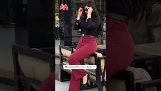 Myntra Office Outfit Ideas ✨ #myntrashirt #myntraoutfits #pinterestinspired
