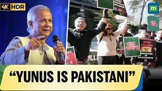 Bangladeshi Protesters Chant “Go Back To Pakistan” Outside UN Opposing Muhammad Yunus