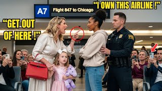 Mother Yelled at Black Woman to Move for Her Kid — Instantly Silent When She Said “This Is My Plane”