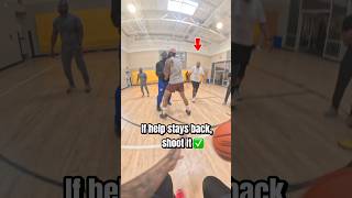 How To Read Help Defense In Pick And Roll #basketball #tips #iq #hoops #pickandroll #nba #sports