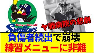 【速報】【悲報】ヤクルト怪我人続出で崩壊。山田哲人「40億の不良債権」扱いにファン激怒、池山監督の練習メニューに非難殺到ｗ【ネットの反応】