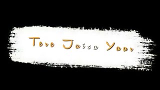 Tujhe Rab Mana Lyrics Status | Black Screen Lyrics Status | Alight Motion Black Screen Lyrics Status