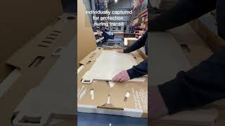 Best packaging design + 100% recyclable  #artisan #woodworking #deskwork #bts #wooddesk