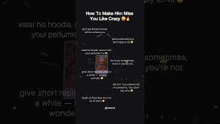 Make him miss you without even trying 😏💅