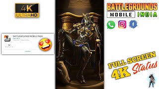 4k Full Screen Battleground Mobile India Status | PUBG Mobile India Pre-Registration | #pubgindia