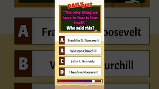 Famous Quotes Trivia | Who Said That?