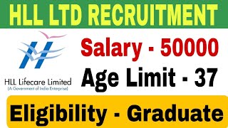HLL GOVT OF INDIA ENTERPRISE JOB PERMANENT GOVT JOBS #recruitment @NaukriTake