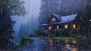 Goodbye Insomnia With Heavy Rain Sound | Very Heavy Rain for SLEEP - Reduce Stress, Relax, ASMR