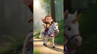 Lakdi ki kathi, kathi pe ghoda #cartoon#shorts#youtubeshorts #kidsrhmes #lakdi #lakdikikathisong