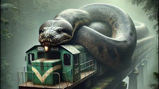 Terror in the Haunted Jungle: Giant Snake & Deadly Spider Attack! | Mysterious Train Horror