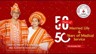 50th Wedding Anniversary of Chief Dr Vincent Palathingal and Mrs Elizabeth (Kunjumol)