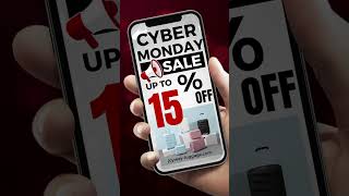 Cyber Monday Extravaganza! Unlock 15% OFF + Free Shipping! #CyberMondayDeals #ShopSmart #Shorts