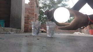 Pani led bulb jalaye #experiment #viral #video #reaction #technology 
