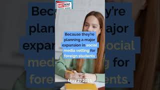 🇺🇸 Trump Admin Pauses Student Visas | Social Media Under Watch #StudentVisa #USVisaUpdate #TrumpNews