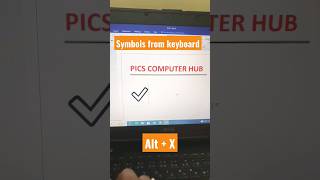 Special symbols from keyboard #shorts #youtube #viral #computershorts #picscomputerhub #symbols