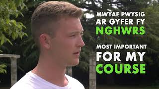 How did you choose your A levels? | Sut wnaethoch chi ddewis eich pynciau safon uwch?