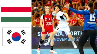 Semi Final 🔥 Hungary vs South Korea 🔥 HIGHLIGHTS 🔥 U-18 IHF Women's Youth World Championship 2022