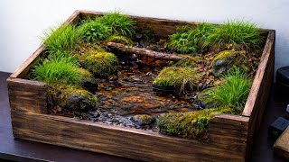 Making A Mini Indoor stream terrarium