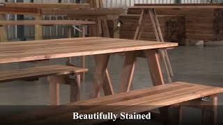 Rustic Furniture: Unique Grain and Natural Imperfections