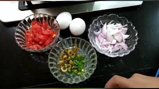 Omelet with tomato recipe.. Quick n easy recipe..#omeletlovers #weekendrecipe  #sundayfunday