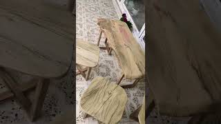 Rustic pink honey table 😍😀#RusticDecor #WoodFurniture  #RusticFurniture#wood