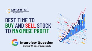 121. Best time to buy and sell stock to Maximise Profit | Leet code | Python | Sliding Window #1