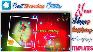New-Avee-player-Terending-Happy-birthday-Whatsapp-Status #Black_screen_whatsapp_status